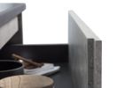 35'' Wall Mounted Single Bathroom Vanity in Ash Gray