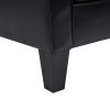 Accent Chairs; Comfy Sofa Chair; Armchair for Reading; Living Room; Bedroom; Office; Waiting Room; PU leather; Black