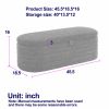 [Video] Welike Length 45.5 inchesStorage Ottoman Bench Upholstered Fabric Storage Bench End of Bed Stool with Safety Hinge for Bedroom, Living Room, E