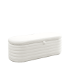 [Video] Welike Length 45.5 inchesStorage Ottoman Bench Upholstered Fabric Storage Bench End of Bed Stool with Safety Hinge for Bedroom, Living Room, E
