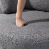 42.2"W Swivel Accent Barrel Chair and Half Swivel Sofa With 3 Pillows 360 Degree Swivel Round Sofa Modern Oversized Arm Chair Cozy Club Chair for Bedr