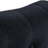 Button Tufted Velvet Chaise Lounge with Nailhead Trim, Solid Wood Legs - Perfect for Living Room or Office - Sleeper Lounge Sofa - 58 inches - Right A