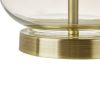 [Only support Drop Shipping Buyer] Ellipse Curved Glass Table Lamp; Set of 2