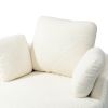 42.2&quot;W Swivel Accent Barrel Chair and Half Swivel Sofa With 3 Pillows 360 Degree Swivel Round Sofa Modern Oversized Arm Chair Cozy Club Chair for