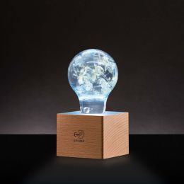 EP Light- Blue Hydrangea (type: BULB & BASE)